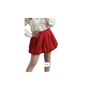 Bubble Hem Mini Skirt  Size 10  NWT